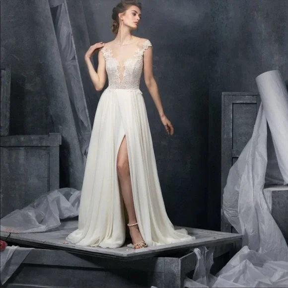 a line dresses uk Beautiful Bride Boutique- Blush by Hayley Paige- Bandit